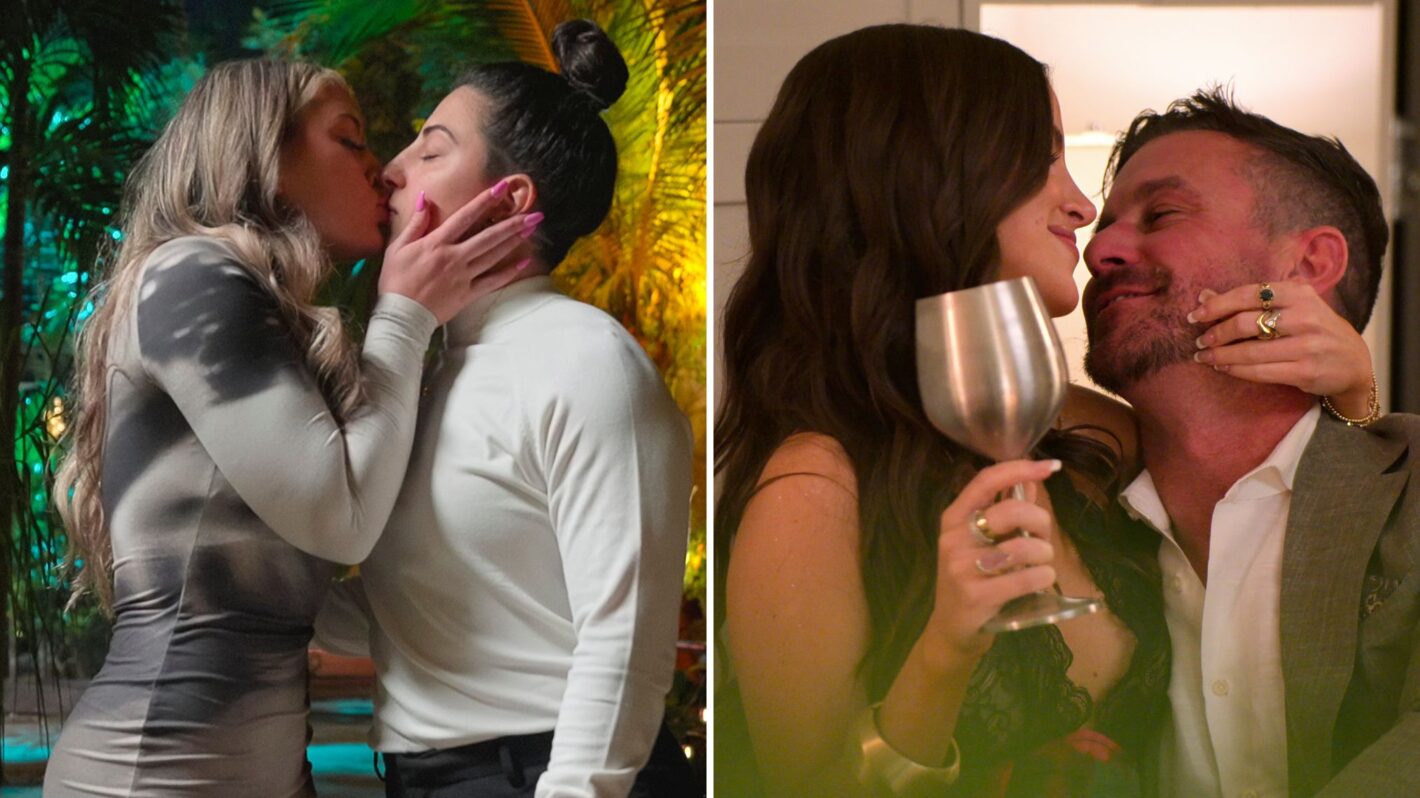 Magan and Dayna of 'The Ultimatum: Queer Love'; Sandy and Nick of 'The Ultimatum: Marry or Move On'