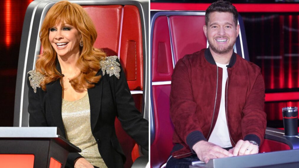 Reba McEntire and Michael Buble on The Voice