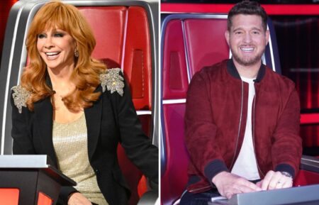 Reba McEntire and Michael Buble on The Voice