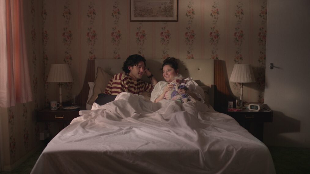 Will Sharpe and Meg Stalter in Too Much