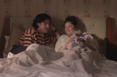 Will Sharpe and Meg Stalter in Too Much