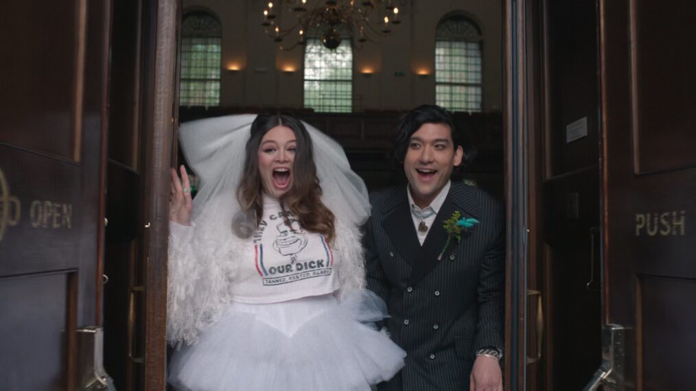 Megan Stalter and WIll Sharpe in 'Too Much'