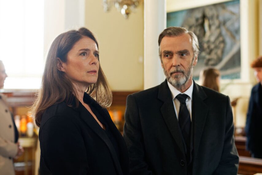 Torri Higginson as Claire Malone, John Hannah as Jed Bishop — 'Transplant' Season 4 Episode 9 "Who Is Mags?"