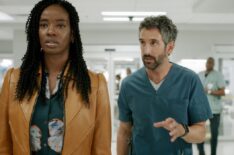Ayisha Issa as June Curtis, Gord Rand as Mark Novak — 'Transplant' Series Finale 'Never Too Late to Start Again'