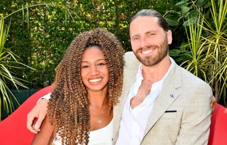 Nicole Stevens and Benaiah Grunewald Brydie from Love Is Blind UK attend Netflix Summer Break