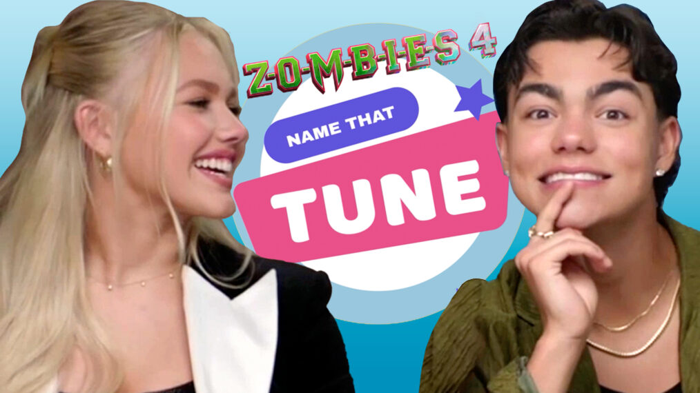 Freya Skye and Malachi Barton of 'Zombies 4: Dawn of the Vampires'