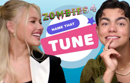 Freya Skye and Malachi Barton of 'Zombies 4: Dawn of the Vampires'