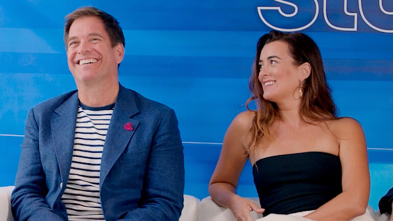 Michael Weatherly and Cote de Pablo