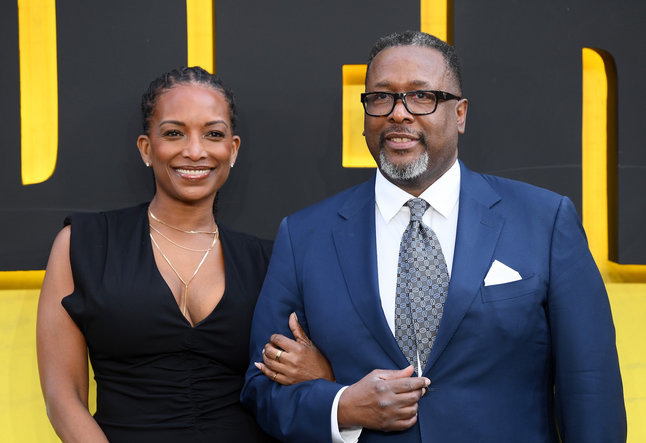 Erika Woods and Wendell Pierce attend the 