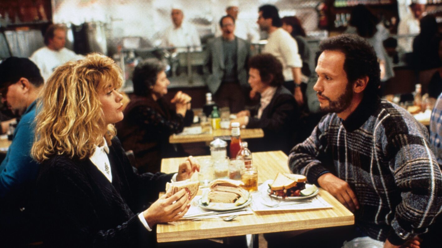 Meg Ryan and Billy Crystal in 'When Harry Met Sally'