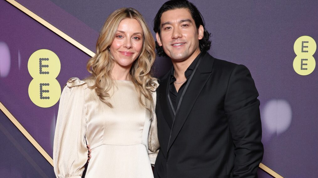 Sophia Di Martino and Will Sharpe attend the 2025 EE BAFTA Film Awards
