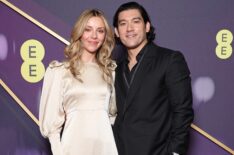 Sophia Di Martino and Will Sharpe attend the 2025 EE BAFTA Film Awards