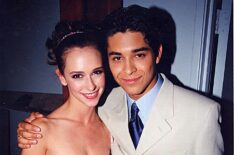 Jennifer Love Hewitt & Wilmer Valderrama at the 1999 Teen Choice Awards in Los Angeles.