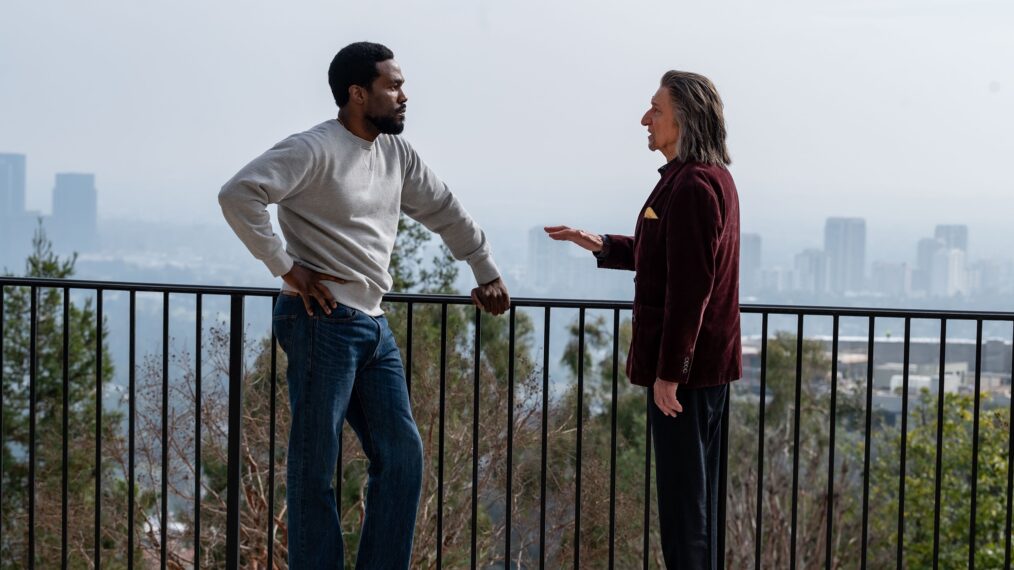 Yahya Abdul-Mateen II and Sir Ben Kingsley in 'Wonder Man'