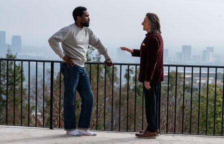 Yahya Abdul-Mateen II and Sir Ben Kingsley in 'Wonder Man'