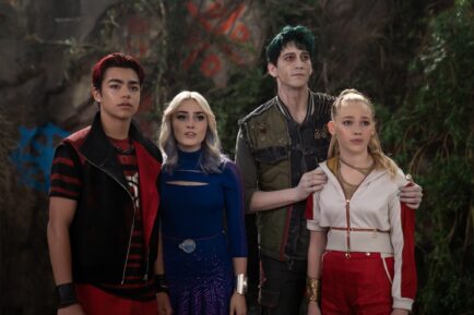 Malachi Barton, Meg Donnelly, Milo Manheim, and Freya Skye in 'ZOMBIES 4: Dawn of the Vampires'