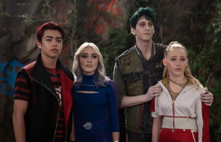 Malachi Barton, Meg Donnelly, Milo Manheim, and Freya Skye in 'ZOMBIES 4: Dawn of the Vampires'