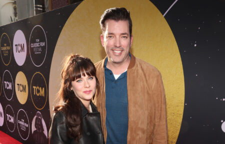 Zooey Deschanel and Jonathan Scott attend the 2025 TCM Classic Film Festival