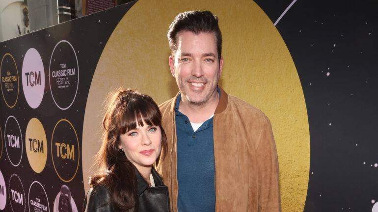 Zooey Deschanel and Jonathan Scott attend the 2025 TCM Classic Film Festival