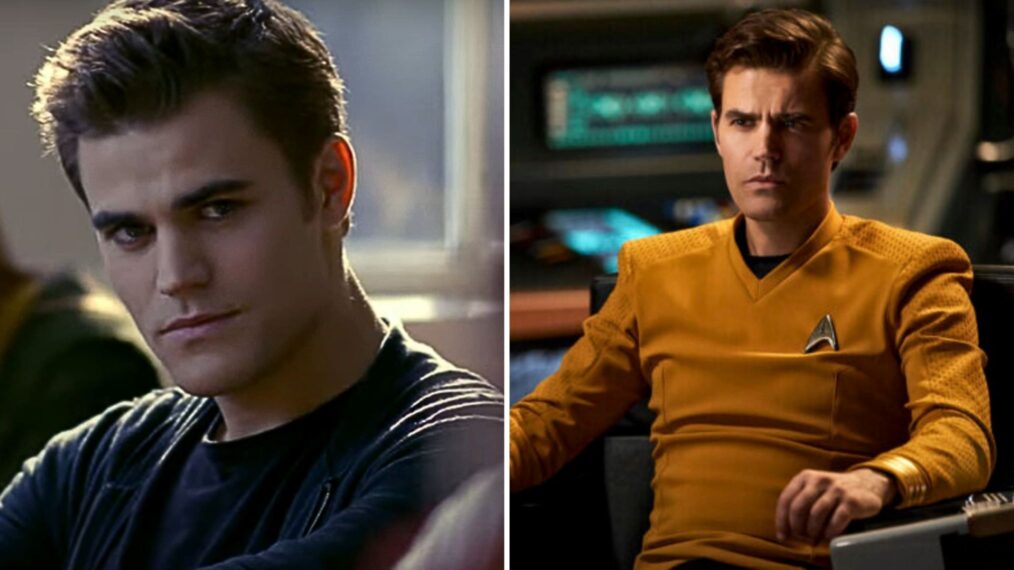 Paul Wesley in Vampire Diaries Season 1 and Star Trek Strange New Worlds