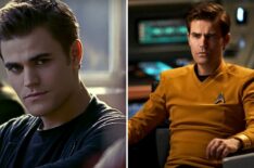 Paul Wesley in Vampire Diaries Season 1 and Star Trek Strange New Worlds