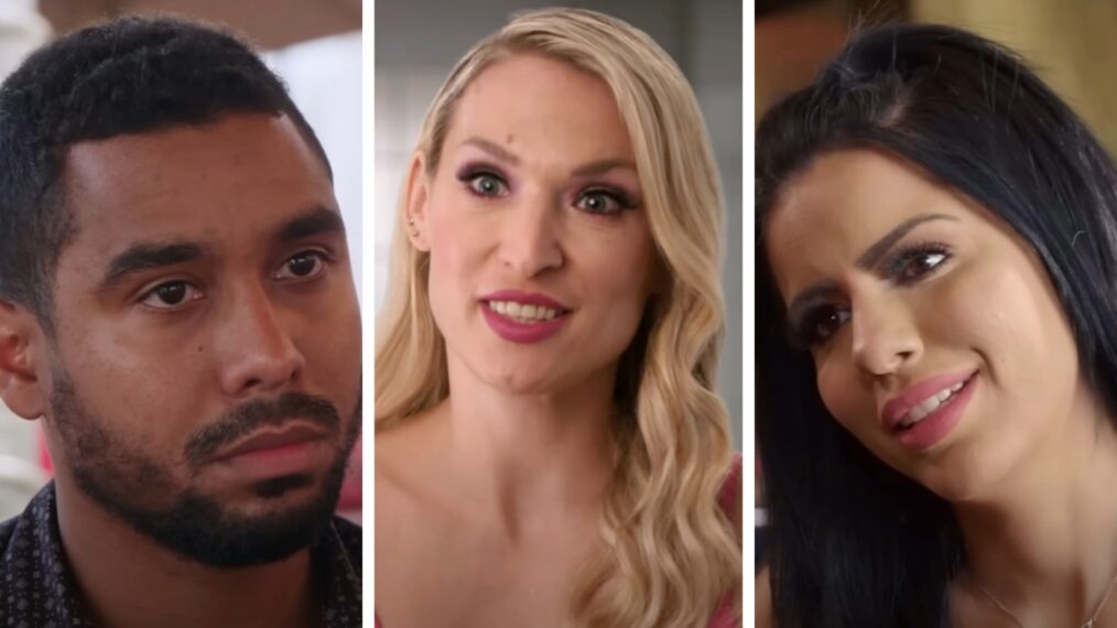 Pedro Jimeno, Vanja Grbic, and Larissa Lima in 90 Day Hunt for Love Season 2 Dream Cast