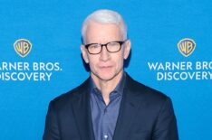 Anderson Cooper attends Warner Bros. Discovery’s 2025 Upfront arrivals at The Theater at Madison Square Garden on May 14, 2025 in New York City.