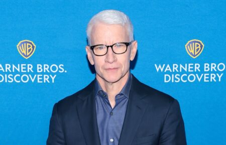 Anderson Cooper attends Warner Bros. Discovery’s 2025 Upfront arrivals at The Theater at Madison Square Garden on May 14, 2025 in New York City.