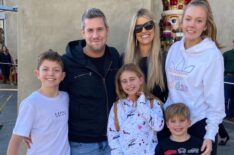 Ant Anstead and Christina Haack with kids Archie, Taylor, Brayden, and Amelie via Instagram, December 2019.