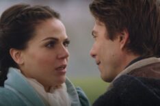 Lana Parrilla and Noah Bean as Regina and Daniel Once Upon a Time