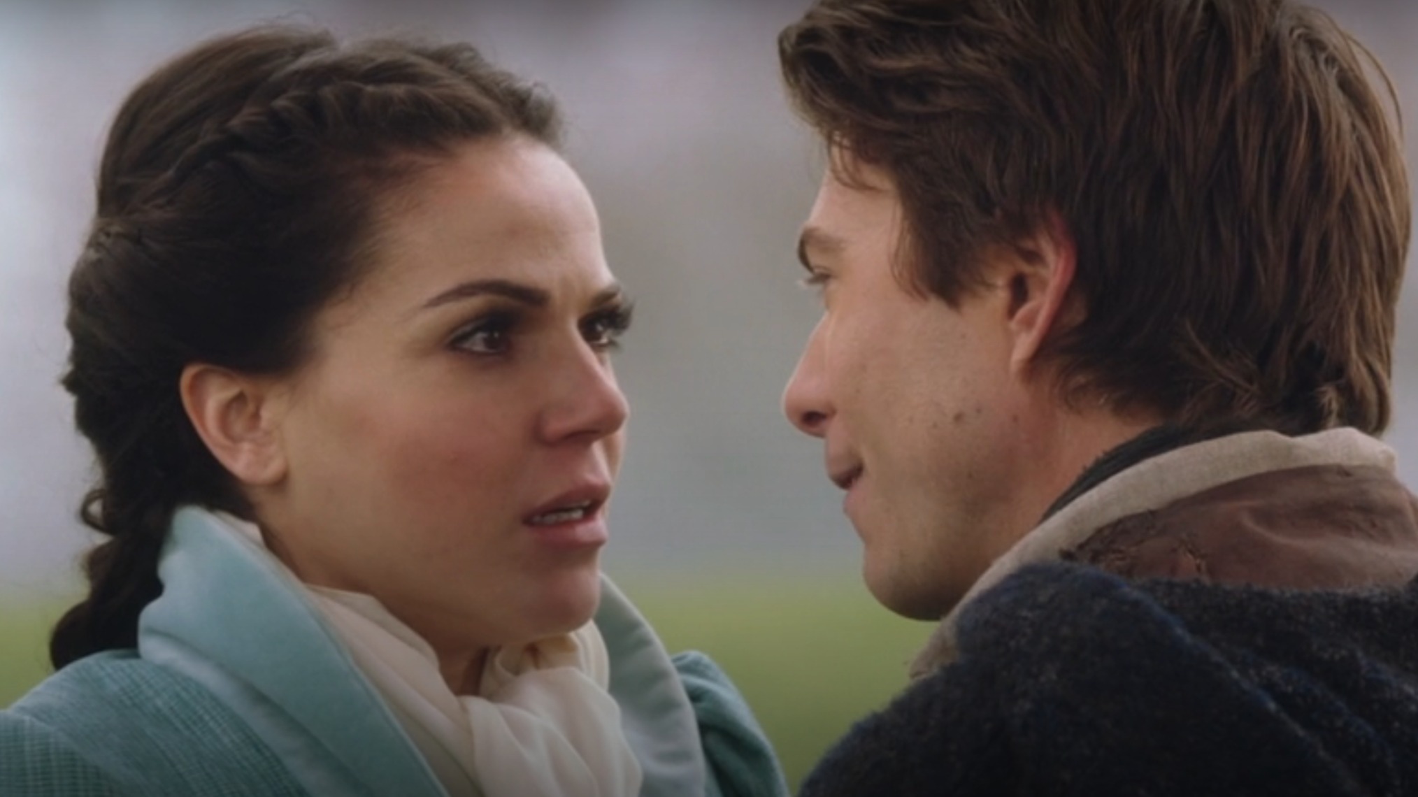 Lana Parilla and Noah Bean as Regina and Daniel on 'Once Upon a Time'
