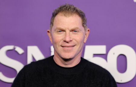 Bobby Flay attends SNL50: The Homecoming Concert at Radio City Music Hall on February 14, 2025 in New York City.