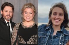 Brandon Blackstock and Kelly Clarkson in January 2018; Savannah Blackstock Lee in December 2023.