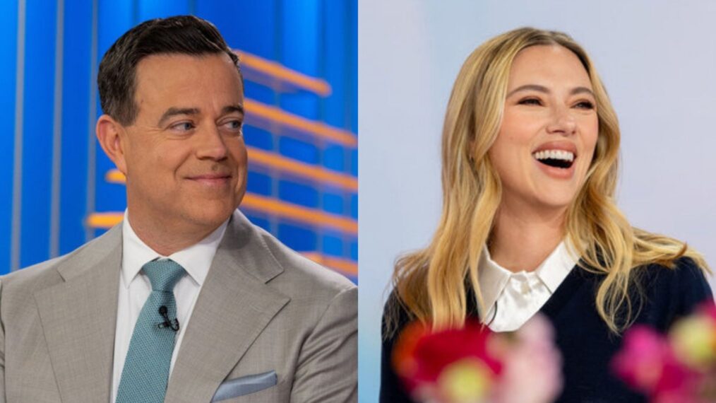 Carson Daly on NBC's 'Today' on March 24, 2025; Scarlett Johansson on NBC's 'Today With Jenna & Friends' on January 22, 2025.