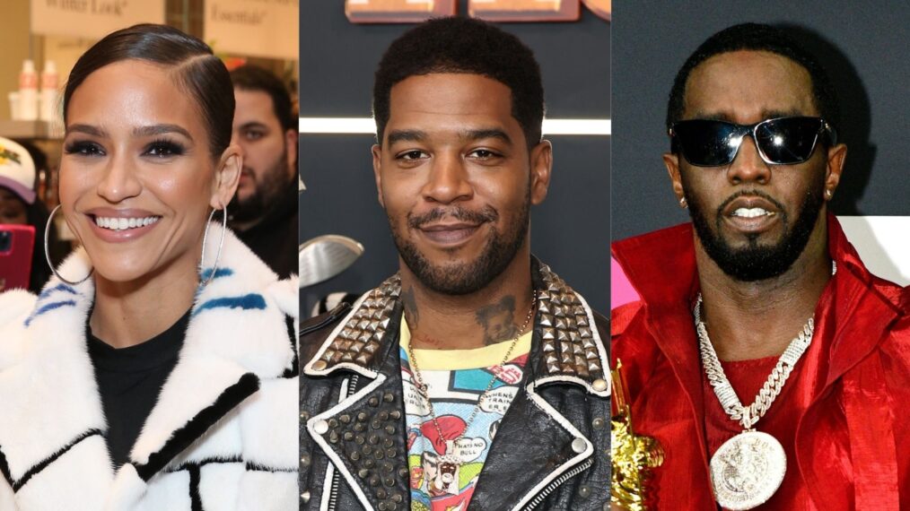 Cassie Ventura in Decembre 2022; Kid Cudi in July 2025; Sean 'Diddy' Combs in September 2023.