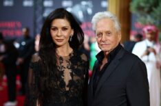 Catherine Zeta-Jones and Michael Douglas attend Women In Cinema during the Red Sea International Film Festival 2024 at Jeddah Yacht Club on December 06, 2024 in Jeddah, Saudi Arabia