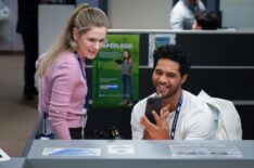 Harriet Dyer and Alex Tarrant in 'DMV' Season 1