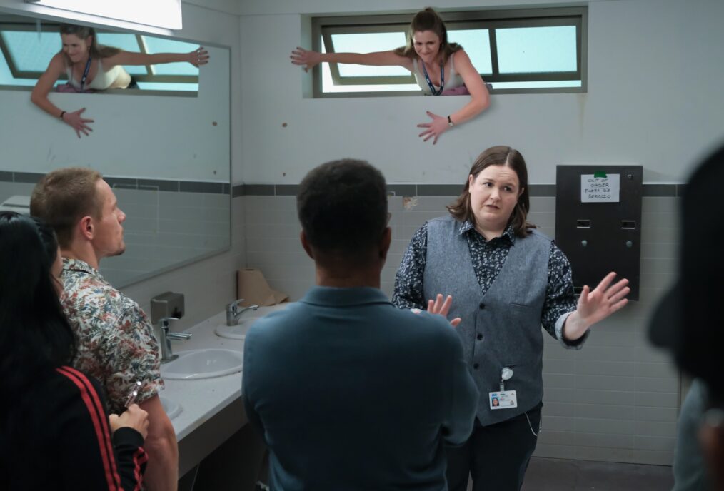 Harriet Dyer and Molly Kearney in 'DMV' Season 1
