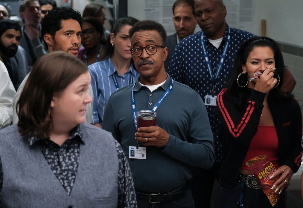 Molly Kearney, Alex Tarrant, Tim Meadows, and Gigi Zumbado in 'DMV' Season 1
