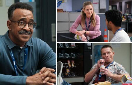 Tim Meadows, Harriet Dyer, and Tony Cavalero in 'DMV'