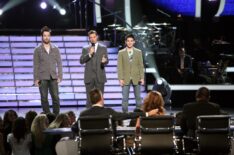 David Cook, Ryan Seacrest, and David Archuleta on Season 7 of 'American Idol,' May 20, 2008.
