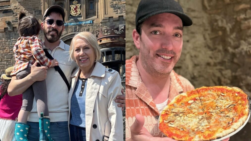 Drew Scott via Instagram, August 8, 2025; Jonathan Scott via Instagram, August 22, 2025.