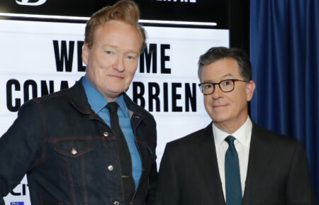 Conan O'Brien and Stephen Colbert