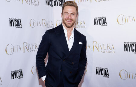 NEW YORK, NEW YORK - MAY 22: Derek Hough attends the Chita Rivera Awards 2023 at NYU Skirball Center on May 22, 2023 in New York City. (Photo by Jason Mendez/Getty Images)