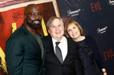 Mike Colter, Robert King, and Michelle King attend a special screening of EVIL on Paramount+ at The Whitby on May 14, 2024 in New York City