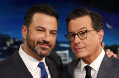 Jimmy Kimmel Buys Billboard for Stephen Colbert to Win Emmy Amid 'Late Show' Cancellation