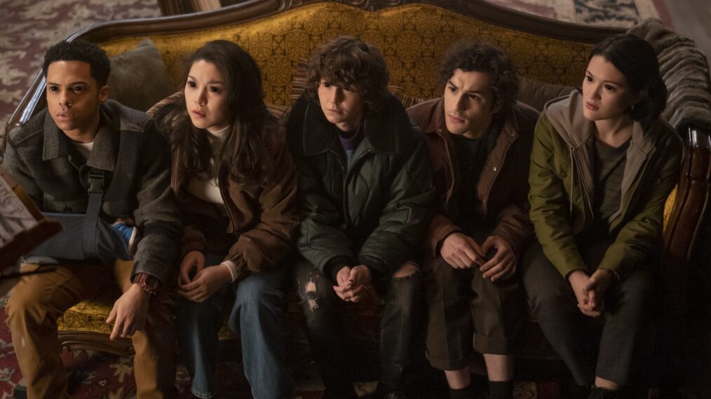 Zack Morris, Ana Yi Puig, Miles McKenna, Will Price, and Isa Briones in 'Goosebumps'