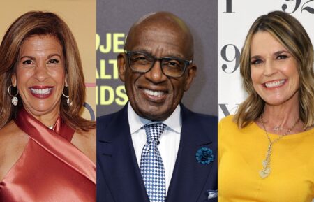 Hoda Kotb in May 2025; Al Roker in October 2023; Savannah Guthrie in February 2024.