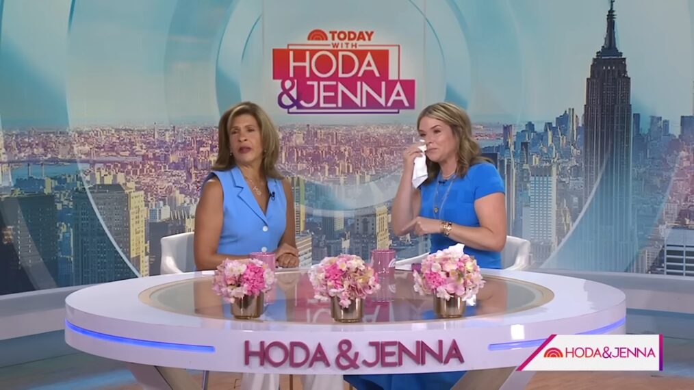 Hoda Kotb and Jenna Bush Hager on NBC's 'Today With Hoda & Jenna,' September 2024.