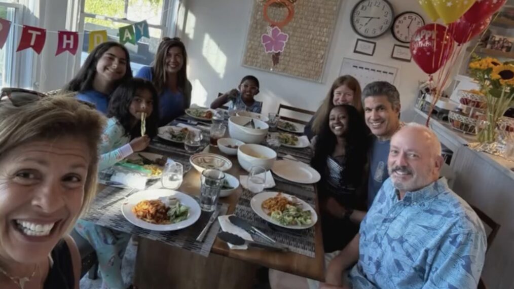 Hoda Kotb celebrates 61st birthday with family and ex Joel Schiffman, Instagram August 9, 2025.